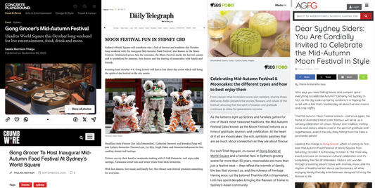 Gong Grocer Honoured to Be Featured Across Media During 2025 Mid-Autumn Festival