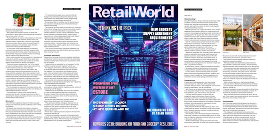 Gong Grocer Featured in Retail World's April Issue