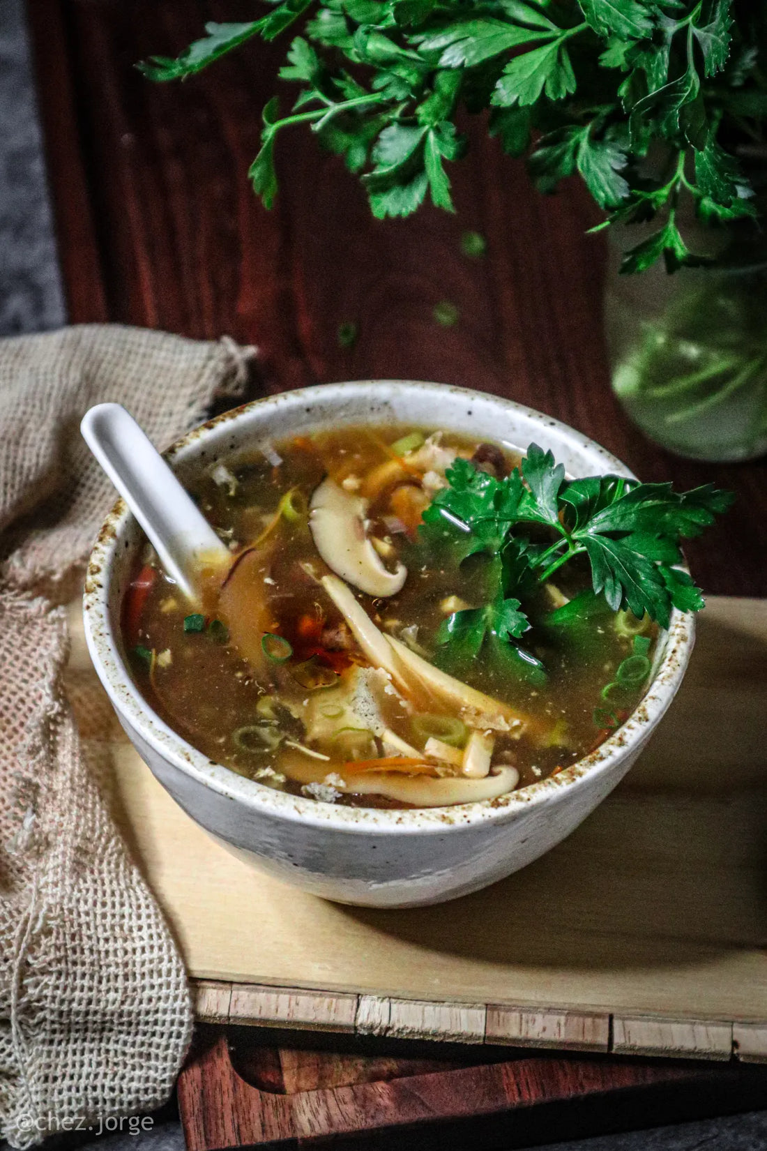 Learn how to make the winter special dish - Hot and Sour Soup!